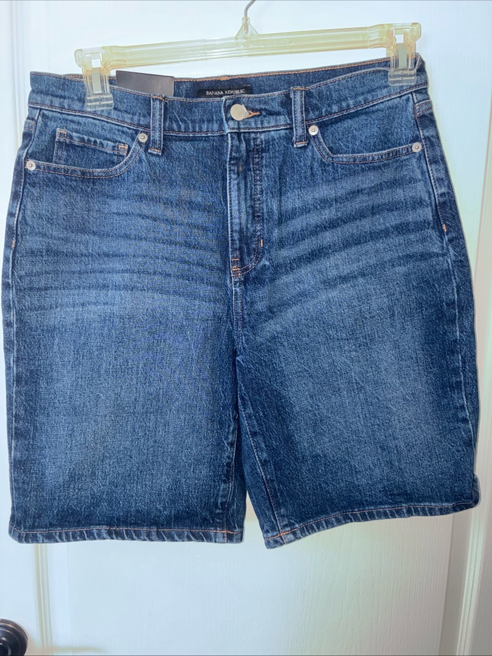 Banana Republic Women's Dark Blue Boyfriend Jeans